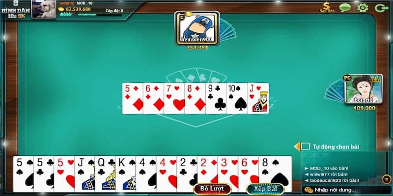 Cách dễ hiểu cho người mới chơi tiến lên miền Bắc 77Bet 