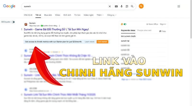 Thông tin cảnh báo chính thức từ SUNWIN 2 Cách kiếm link vào nhà cái Sunwin chính hãng